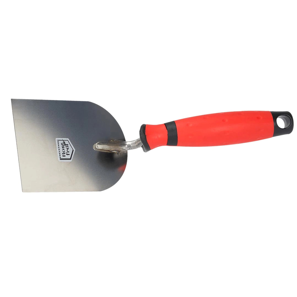Stukadoorsspatel met rode softgrip 100mm breed #A0003024
