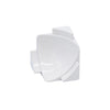 Internal corner 3D connecting profile cove white