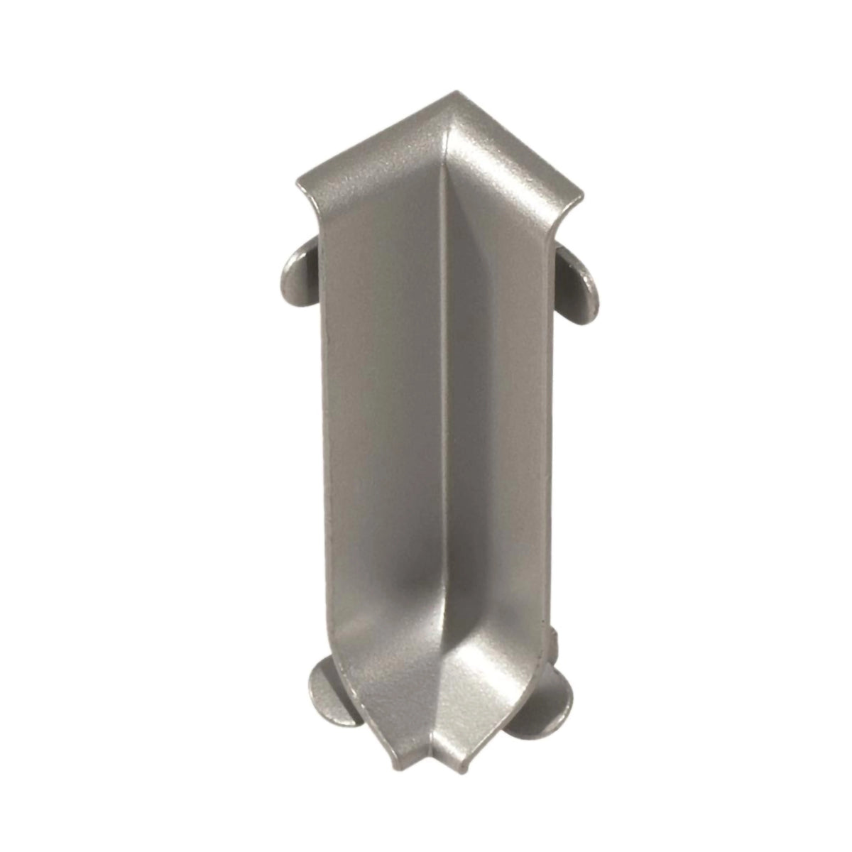 Internal corner skirting silver (matt)