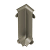 Internal corner skirting strips titanium - 60 mm