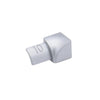 Inside corners for aluminum profiles silver (matt) - 6 mm