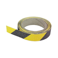 Anti-slip adhesive tape black-yellow narrow version #A0001767