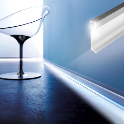 LED skirting strip aluminium silver - Ansicht 2