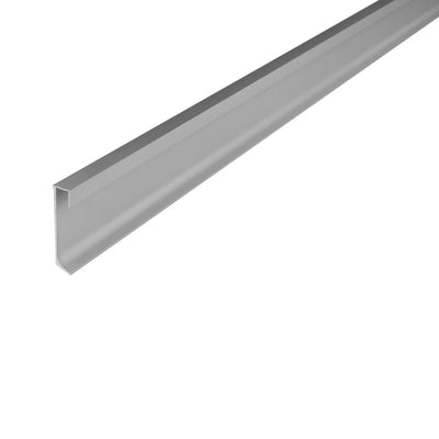 LED skirting strip aluminium silver