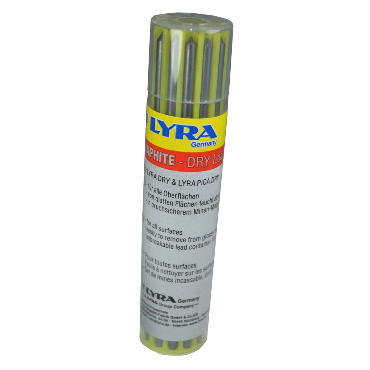 Lyra Ersatzminen Graphit in einer zylinderförmigen Verpackung
#A0003119