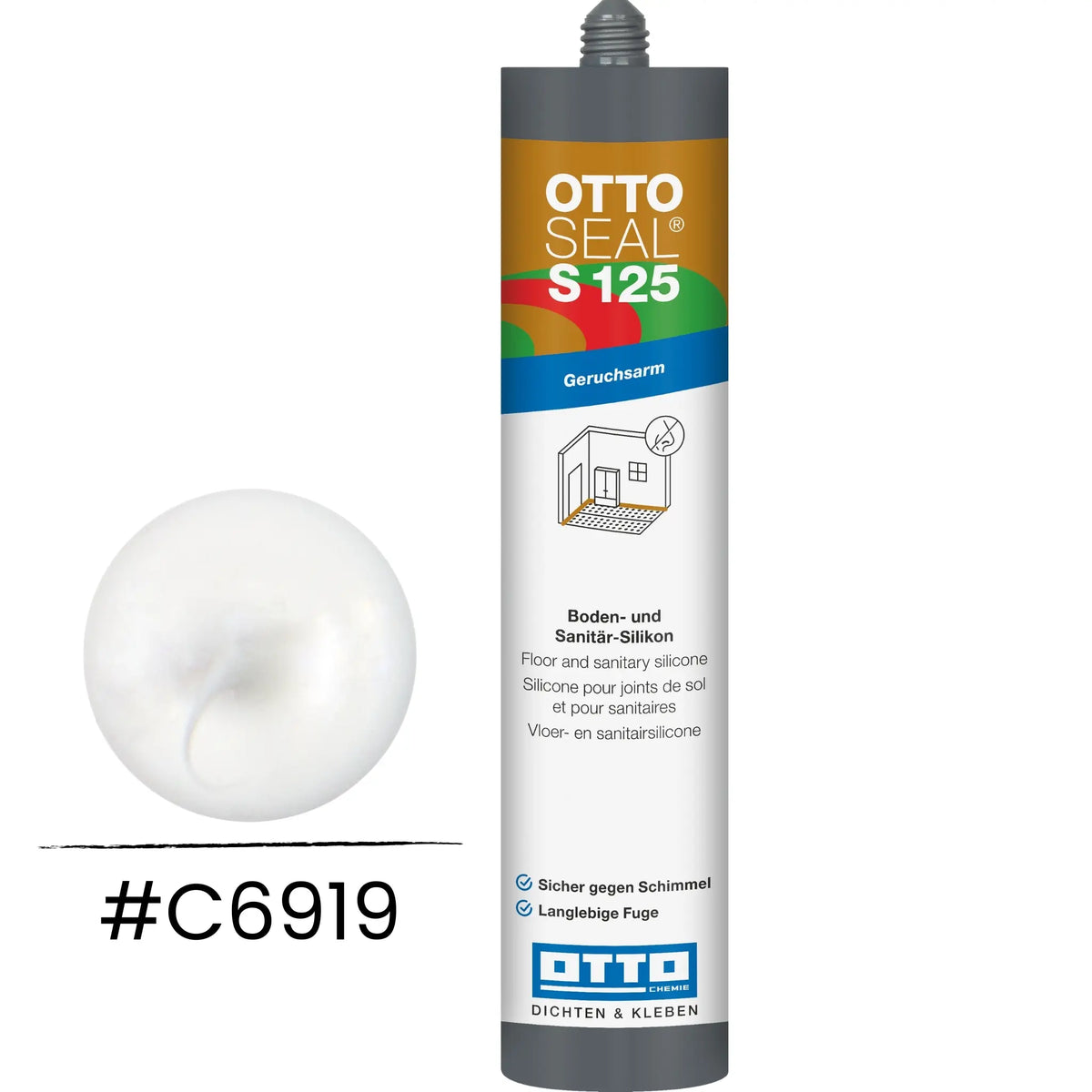 OTTOSEAL S 125 – floor & sanitary silicone matt white C6919
#A0005512