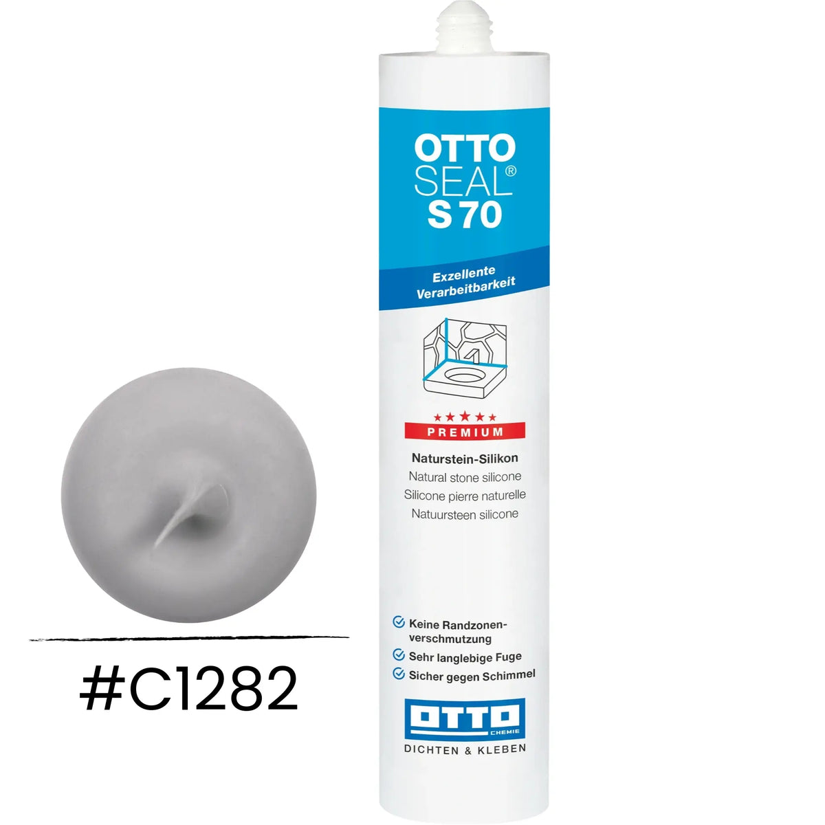 OTTOSEAL S 70 – marble and natural stone matt manhattan C1282
#A0005466