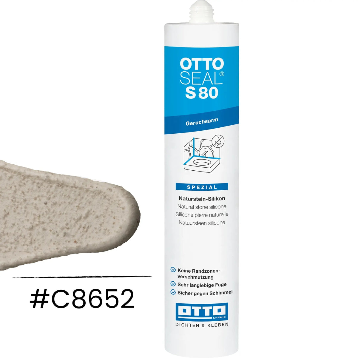 OTTOSEAL S 80 – low-odour silicone matt sanded jasmine C8652
#A0005479