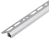 Quadratprofil 'Diamant' Aluminium silber - 9 mm / 250 cm