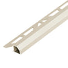 Square edge trim 'Diamond' aluminium sand - 10 mm / 300 cm