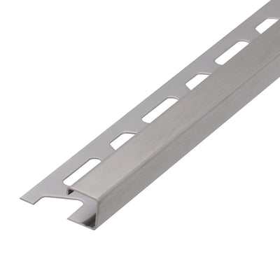 Schlüter square edge trim stainless steel brushed