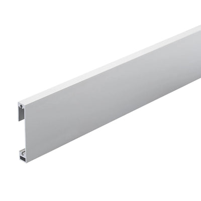 Sockelleiste Square silber