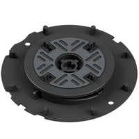 Pedestal Flexibal Pro M made of black PVC with self-levelling pedestal head for 4mm joint widths.
#A0005229
#A0005230