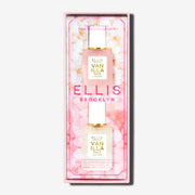 TWICE AS NICE Gift Set containing VANILLA RICE Eau de Parfum 7.5ml and VANILLA SALT Eau de Parfum 7.5ml on white background