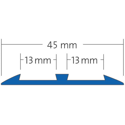 Stair profile for 2 safety inserts - Ansicht 2