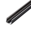 U-profile stainless steel brushed - 11 mm