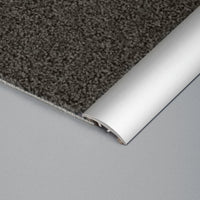 Lifestyle image transition profile MULTIFLOOR SK silver matt on carpet