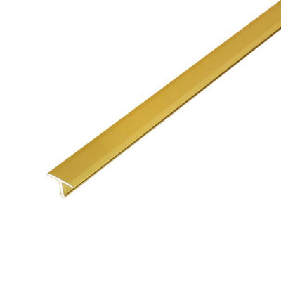 Übergangsprofil T-Form Aluminium gold