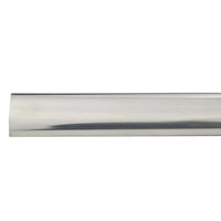 Glossy surface of the polished stainless steel profiles