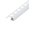 Round edge trim PVC white - 6 mm / 250 cm