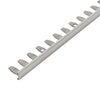 Angle profile for bending stainless steel natural - 3 mm