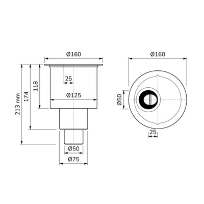 Drainage for cuttable shower channels, complete sets - Ansicht 2