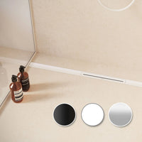 Lifestyle image adjustable shower drain complete set for flexible use in the floor