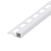 Square edge trim PVC white - 9 mm