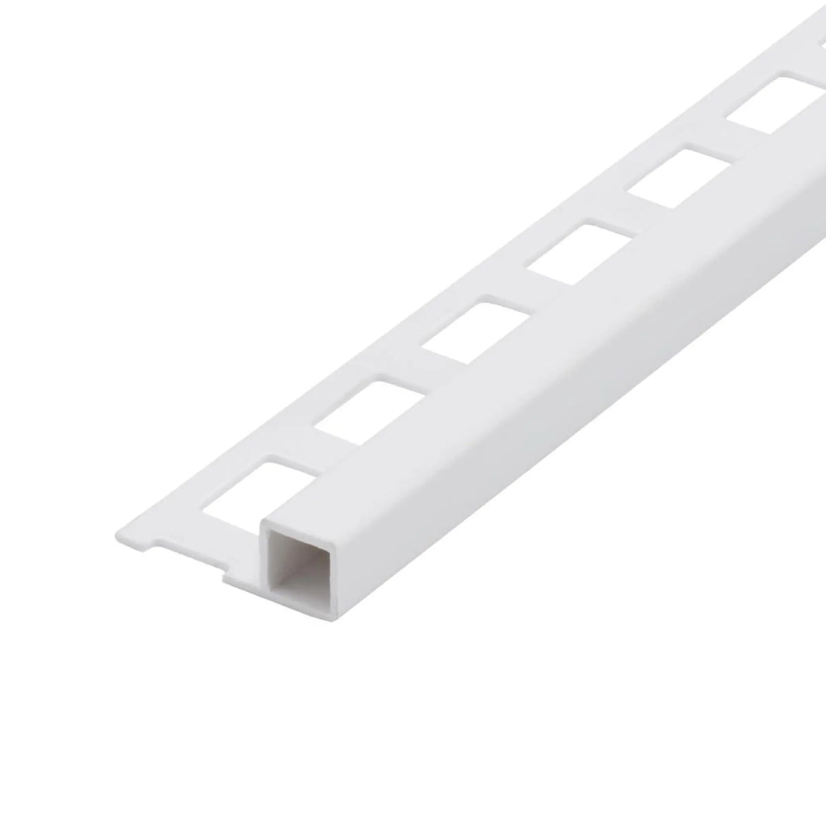 Square profile PVC white
