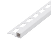 Square profile PVC white